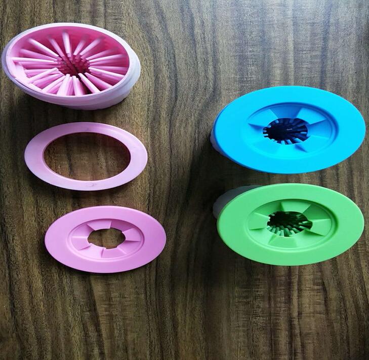 Silicone bristle inserts